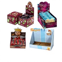 Boîtes de présentation en carton CYJ personnalisables pour comptoir, présentoirs en papier pour bonbons, thé, cosmétiques, emballages PDQ, CDU, POS, boîtes de présentation à étagère détachable