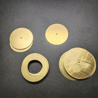 Pièces de montre en métal personnalisables 30*0,2 mm, comprenant des éléments en acier et en laiton avec cadran en nacre pour montres-bracelets