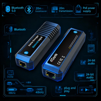 Adaptador de Audio Inalámbrico E-link LNK-DAN-D2 Dante 5.0 Dongle 2x1 Canales de Audio 24 bits 48kHz Latencia de 1.2ms/5ms para Altavoces Profesionales