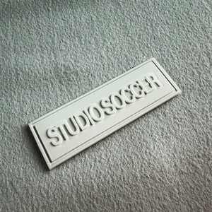 Custom 3D Elastic Silicone Heat Transfer Label Factory Direct Iron On Logo Washable Stretchable Clothing Sportswear Apparel