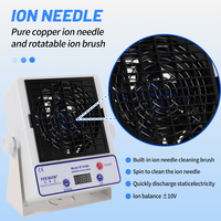 Ventilateur ionisant DC haute fréquence personnalisé pour bureau, éliminateur de statique, protection micro ESD, souffleur d'air homologué CE pour travaux de laboratoire ST101BN
