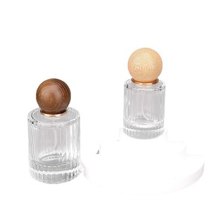 ขวดแก้วใส่น้ำหอม 30 มล. 50 มล. พร้อมฝาไม้ รูปทรงสี่เหลี่ยมผืนผ้า สำหรับเติมน้ำหอม ใช้งานง่าย - Product Image 4