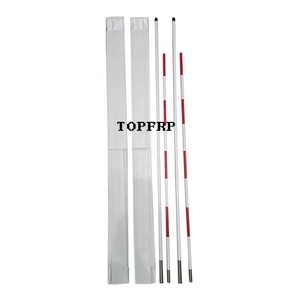 Durable Collapsible Fiberglass Volleyball Antenna Set - Product Image 1