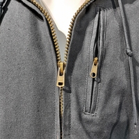 Vêtements de travail OEM en toile de canard, veste à capuche de travail en coton isolé d'hiver robuste