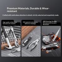 Ensemble d'outils multifonctionnels pour la maison, boîte à outils pour électricien, entretien quotidien, installation domestique, décoration