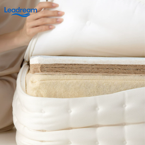 Colchón de resortes independientes ensacados Leadream Luxury Villa, hecho a mano, moderno, tamaño King/Queen, con sobrecolchón. - Product Image 5