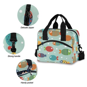 Customs Printed Portable Large Oxford Insulated Tote Bag Thermal Lunch Cooler Bag for Adults for Food Picnic - Product Image 5