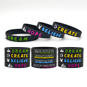 Bracelets en silicone <span class=keywords><strong>de</strong></span> motivation <span class=keywords><strong>de</strong></span> haute qualité peuvent être fabriqués avec votre propre logo bracelets activités promotionnelles bracelets en caoutchouc - Product Image 5