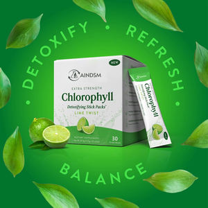 ผงคลอโรฟิลล์แพ็คน้ำยาล้างพิษมีสารต้านอนุมูลอิสระที่มีประสิทธิภาพให้ความสดชื่น - Product Image 4