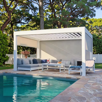 Gazebos de style victorien. Tente de gazebo en aluminium 3x6m 3x3 pli 4x4 pour parasol extérieur et cuisine Gazebo 5x5 d'occasion à vendre