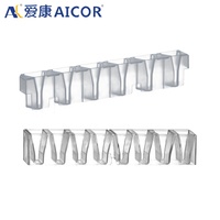 AICOR Cuvette d'échantillon en plastique médical à 6 trous pour appareil de coagulomètre Nielsen Maglumi 2000