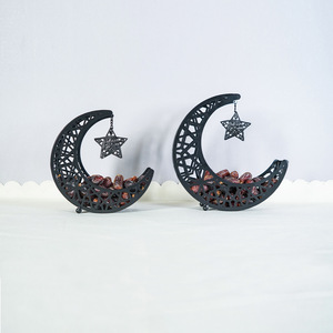 Plateau à dessert islamique <span class=keywords><strong>Eid</strong></span> <span class=keywords><strong>Mubarak</strong></span> Ramadan Kareem Moon Star Plateau de service pour la maison <span class=keywords><strong>Eid</strong></span> <span class=keywords><strong>Mubarak</strong></span> Cadeau Ramadan Accessoires - Product Image 3