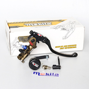 Ensemble de leviers de frein de moto Mokila en alliage d'aluminium CNC, frein à disque avant et arrière pour scooters électriques 03 # 17.5 - Product Image 1