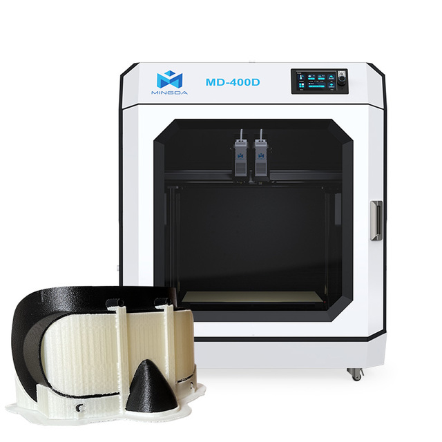 2023 MD-400D Good Price Big Dual Colors High Precision High Performance 3d Printer for Professionals