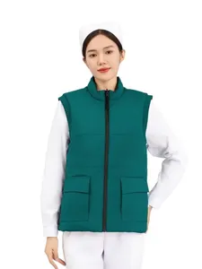 <span class=keywords><strong>Chaleco</strong></span> de <span class=keywords><strong>Enfermera</strong></span>, <span class=keywords><strong>Chaleco</strong></span> Grueso y Cálido de Invierno, Ropa de Trabajo Médica de Algodón para Hospital - Product Image 5