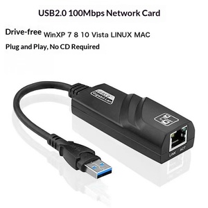 Adaptateur <span class=keywords><strong>Ethernet</strong></span> USB 3.0 vers RJ45 filaire 2026, câble réseau Gigabit USB 3.0 100 Mbps pour carte Mibox Windows 10 - Product Image 4