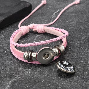 Trendy PU Leather <strong>Couple</strong> <strong>Bracelet</strong> Long Distance Sun &amp; Moon <strong>Matching</strong> Wrap <strong>Bracelets</strong> <strong>for</strong> <strong>Couples</strong> &amp; Best Friends Gift Jewelry - Product Image 6