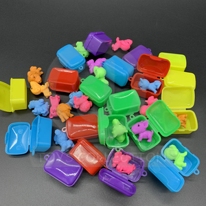 Jouets promotionnels écologiques en PVC, boîtes en plastique avec figurines d'animaux, design mignon, certifiés EN71, unisexe, pour capsules de 2 pouces - Product Image 1