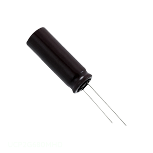 Condensateur traversant à monture radiale 68 µF 20 % 400 V UCP2G680MHD, Distributeur agréé - Product Image 1