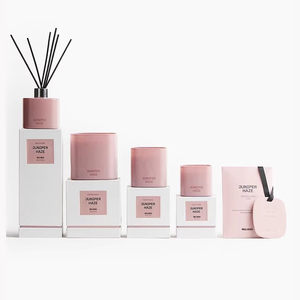 <span class=keywords><strong>Bougie</strong></span> en cire de soja parfumée en verre givré de qualité supérieure WELLNESS, bougies d'aromathérapie de luxe et fabricant de parfums d'intérieur, cadeau personnalisé - Product Image 2