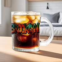 M R.R 11OZ Sublimation Verre Tasse Eau Café Vin Bière Tasse Transparent Givré