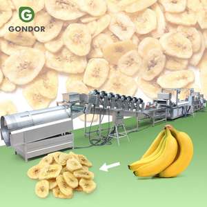 Ligne de production de chips de plantain automatique pour blanchir les bananes une petite machine de fruits secs bon marché - Product Image 1