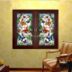 Vidrio Tiffany con Diseño de Mariposas para Iglesia, Suministro de Fábrica, 25x90, Sólido, Doble Cara, Alta Transmitancia de Luz, para Puerta, Pared o Ventana - Product Image 5