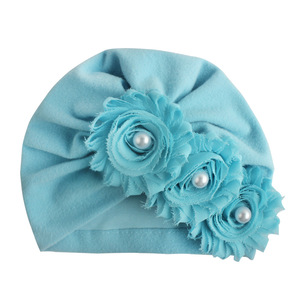 Accesorios <span class=keywords><strong>de</strong></span> Ropa <span class=keywords><strong>para</strong></span> Bebés Unisex con Flores, Gorros <span class=keywords><strong>de</strong></span> <span class=keywords><strong>Turbante</strong></span> <span class=keywords><strong>para</strong></span> Niños Pequeños, Gorro con Lazo Anudado, 19-24 <span class=keywords><strong>Meses</strong></span>, Poliéster, Primavera Otoño - Product Image 4