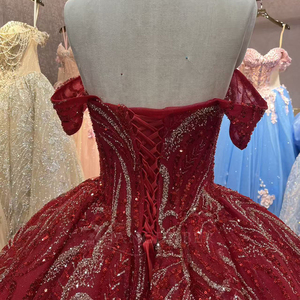 Robe de Quinceañera Dy6948-1 avec perles et sequins, appliques de dentelle naturelles, charmante robe de bal pour Miss 15, Vestido De Xv - Product Image 3