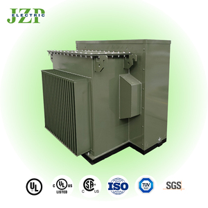 JZP Versátil Loop/Radial 300-630kVA 4.16/7.2kV Trifásico Subestación Distribución Pad Para Red Comercial O Industrial Exterior - Product Image 1