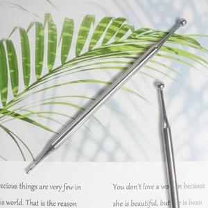 Herramienta de reflexología Facial de acero inoxidable con logotipo personalizado, sonda de Punta corporal, pluma, estimulador de aguja, masajeador para el cuidado de la salud - Product Image 3