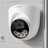 Caméra réseau dôme PoE TL-IPC445FP-W28 4MP avec audio, double éclairage, vision nocturne couleur intégrale, microphone intégré