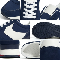 Baskets décontractées pour hommes en faux daim OEM, antidérapantes, respirantes, basses, tendance, vente en gros