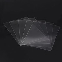 Impression personnalisée de cartes de vœux de Noël en plastique transparent, autocollants, emballages en sachets OPP