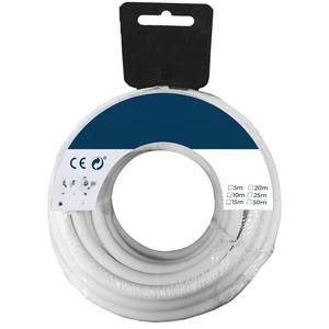Avvolgitubo tubolare H05VV-F 3G 1,50 mm bianco 20 m - ideale per uso esterno, trasporto di corrente e - Product Image 1