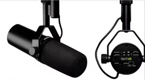 Microphone dynamique actif professionnel S-SM 7 <span class=keywords><strong>B</strong></span> & <span class=keywords><strong>SM7</strong></span> DB avec préampli intégré pour studio, diffusion, enregistrement et streaming - Product Image 3