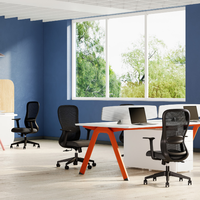 ICON Chaise de bureau pivotante de luxe pour réunion Chaise d'ordinateur OEM Chaise ergonomique Mobilier de bureau Chaise réglable de direction en maille