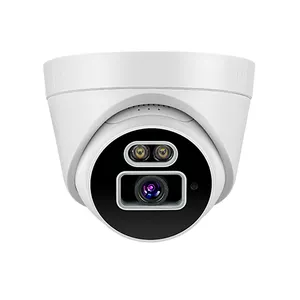 4K 8MP AI Face Detection Outdoor Indoor POE Câmera de rede IP Dome com áudio bidirecional