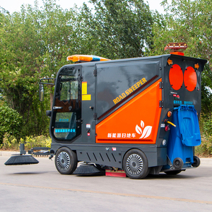 Đa chức năng làm sạch thiết bị thương mại công nghiệp Ride-on ngoài trời Điện Đường Sweeper xe tải đường phố Sweeper - Product Image 2
