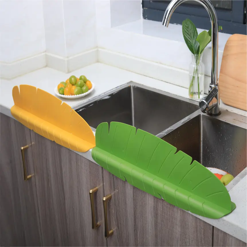Lavello da cucina per uso domestico deflettore lavaggio piatti verdure ventosa a prova di schizzi Clapboard deflettore Gadget da cucina