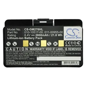 卡梅隆sino 2600毫安时电池，适用于Garmin 010-00543-0，0100054300358，0100054300 EGM478 GPSMAP 276 GPSMAP 276c GPSMAP 296 GPSMAP 376