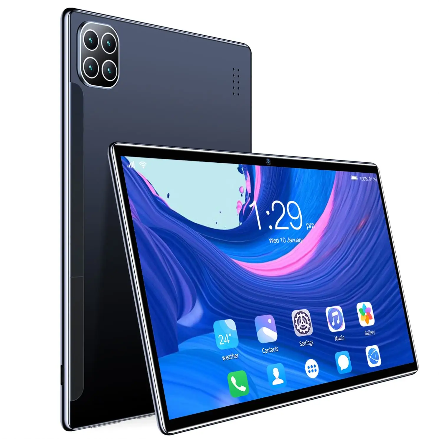 2022 Tablet 10.1 inç Octa çekirdek 4gb Ram 64gb Rom Android 12. 10.1 inç Tablet Pc 4G Lte 1920*1280 FHD iki kutu hoparlör