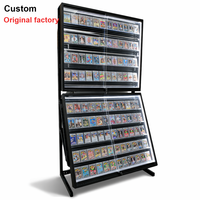 Support de Présentation pour Cartes à Collectionner TCG Pokémon, Étui en Carton pour Cartes à Échanger, Cadre de Présentation en Acrylique Transparent pour Cartes de Baseball et de Sport