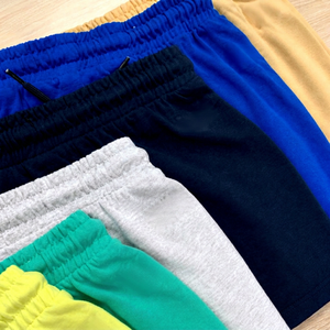 Shorts en molleton de coton éponge pour enfants en gros, shorts de survêtement personnalisés pour enfants, surplus d'exportation en stock du Bangladesh - Product Image 1