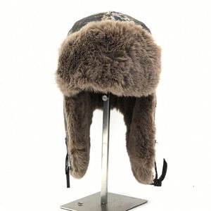 New Outdoor Winter Forest Camo Trooper Hat Trapper Hat with Faux Fur Lining for Outdoor Sports Skiing - Product Image 2