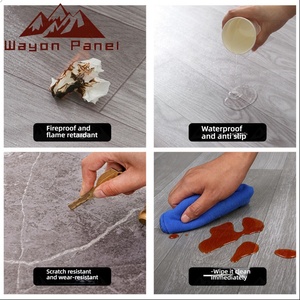 Rollo de Suelo de Vinilo de PVC Resistente al Agua y al Desgaste de Alta Calidad Wayon para Baño y Apartamento - Product Image 3