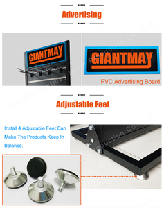 Tùy Chỉnh Kim Loại Cửa Hàng Bán Lẻ Cửa Hàng Tầng Đứng Miễn Phí Đứng Slatwall Kệ Slat Tường Hiển Thị Đứng Giá - Product Image 5