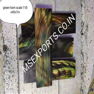 Escamas pulidas de cuerno de búfalo indio para mango de cuchillo, estilo náutico religioso, material artesanal natural ecológico - Product Image 4