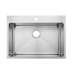 Haute qualité fait à la main 800*450mm évier à bol unique en acier inoxydable 304/201 forme carrée <span class=keywords><strong>prix</strong></span> usine direct pas d'intermédiaire - Product Image 3