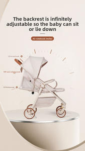 Cochecito de Bebé Multifuncional Ligero y Plegable de 0 a 3 Años, Cochecito Compacto para Sentarse y Recostarse - Product Image 2